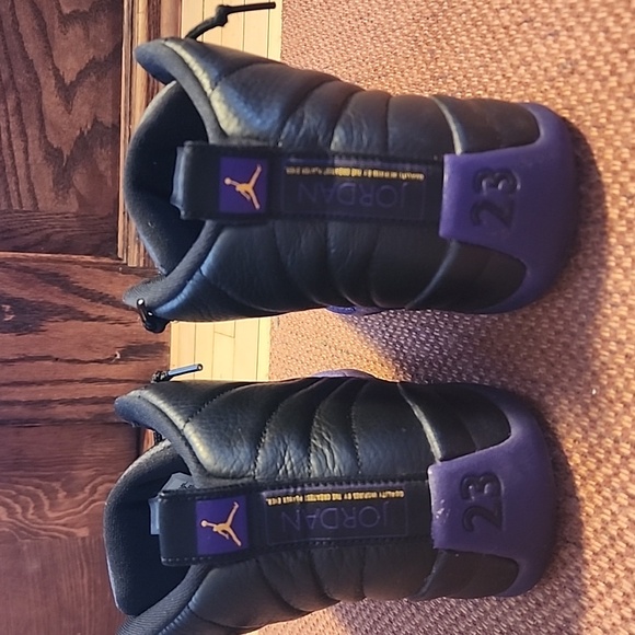 Air Jordan Field 12 Black and Purple Size 9.5 - Picture 5 of 13